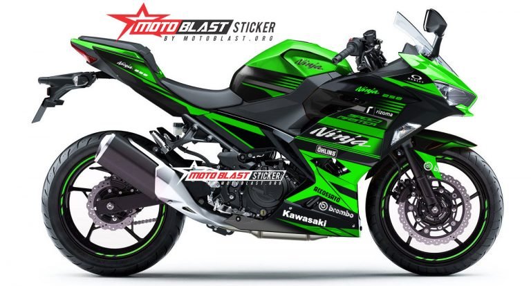 3 NEW NINJA 250R speedmaster green