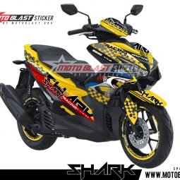 AREOX 155 VVA yellow SHARK