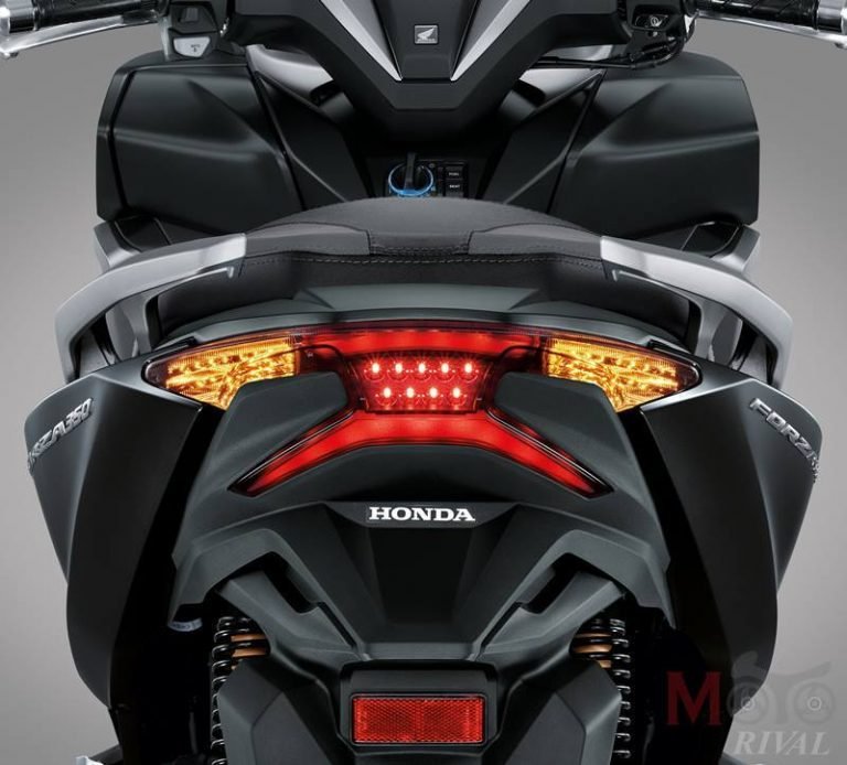 rear view honda forza 350 thailand-2021