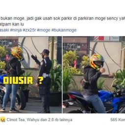 zx25r parkir di sency di usir3