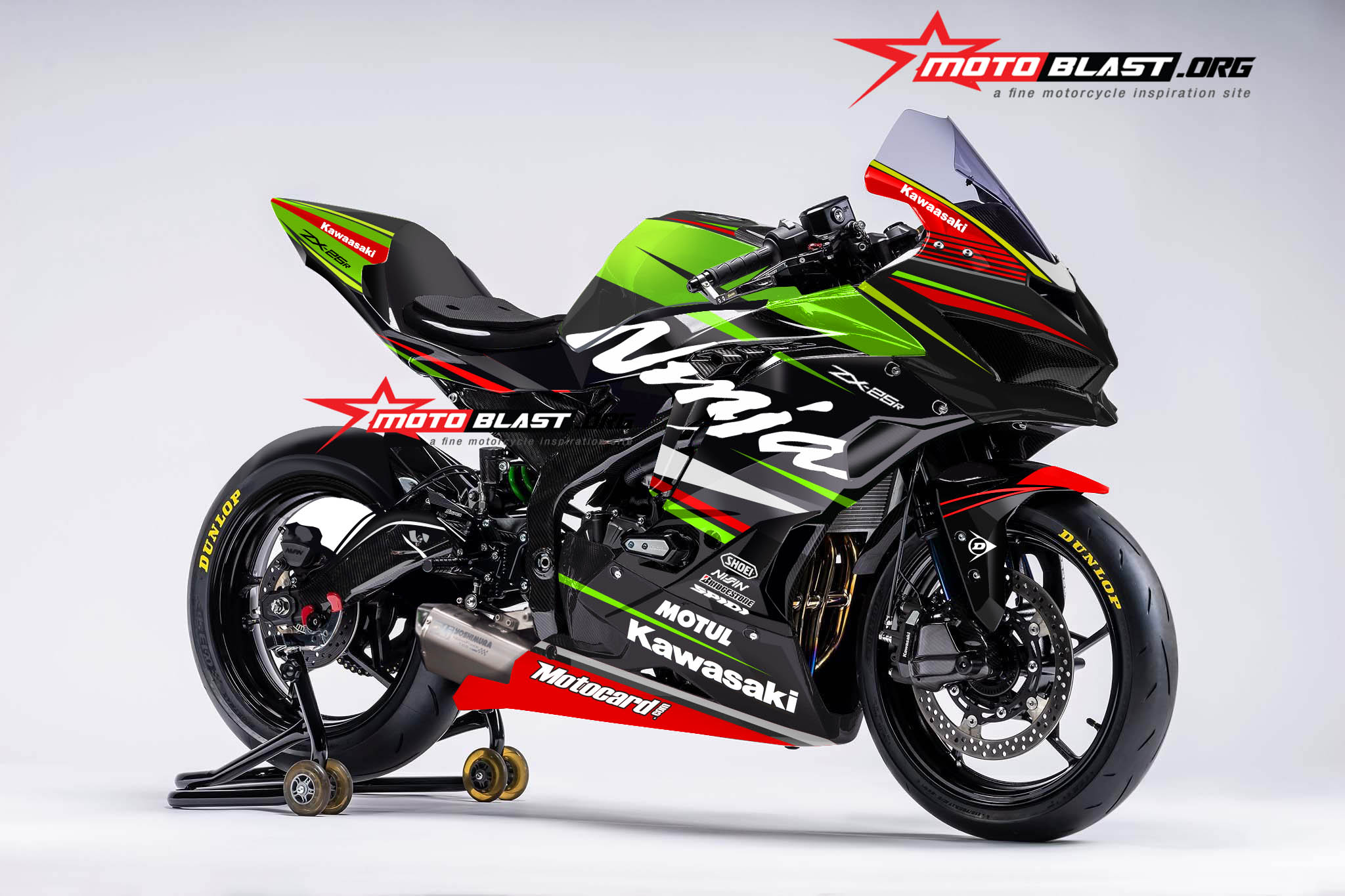 Modif Striping Ninja Zx 25r Sporty Motoblast 4517