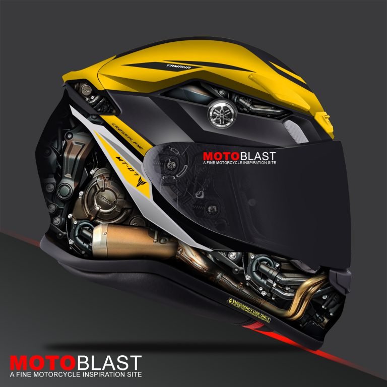 SHOEI NXR MT07-kuning