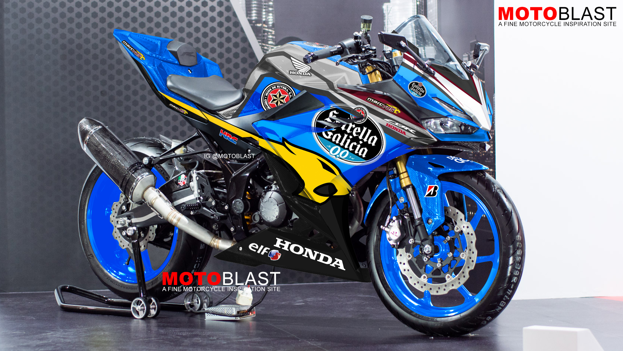 Modifikasi striping All New Honda CBR150R 2021 Marc VDS - MOTOBLAST