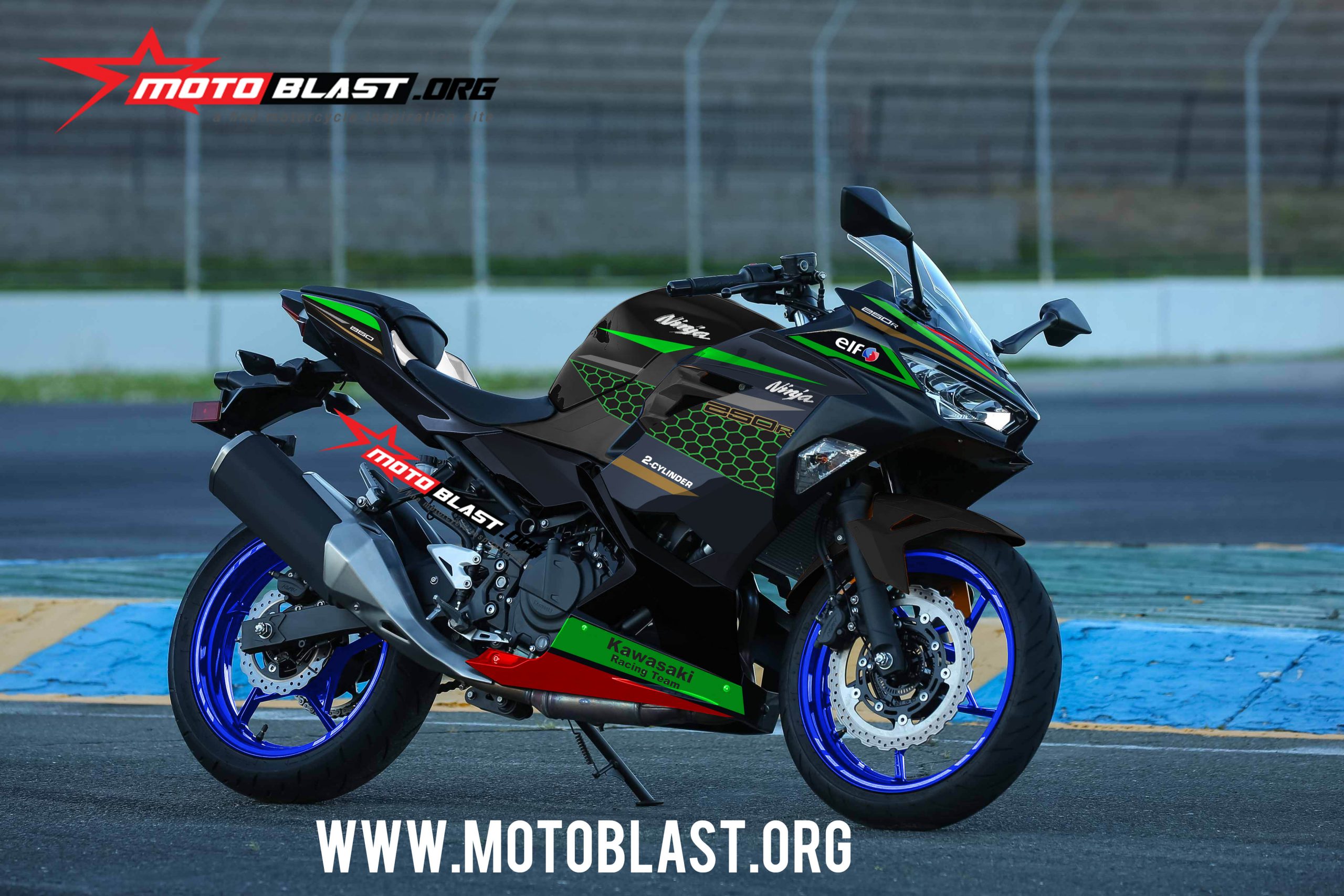 Modifikasi Striping New Ninja 250R Fi Black KRT | MOTOBLAST