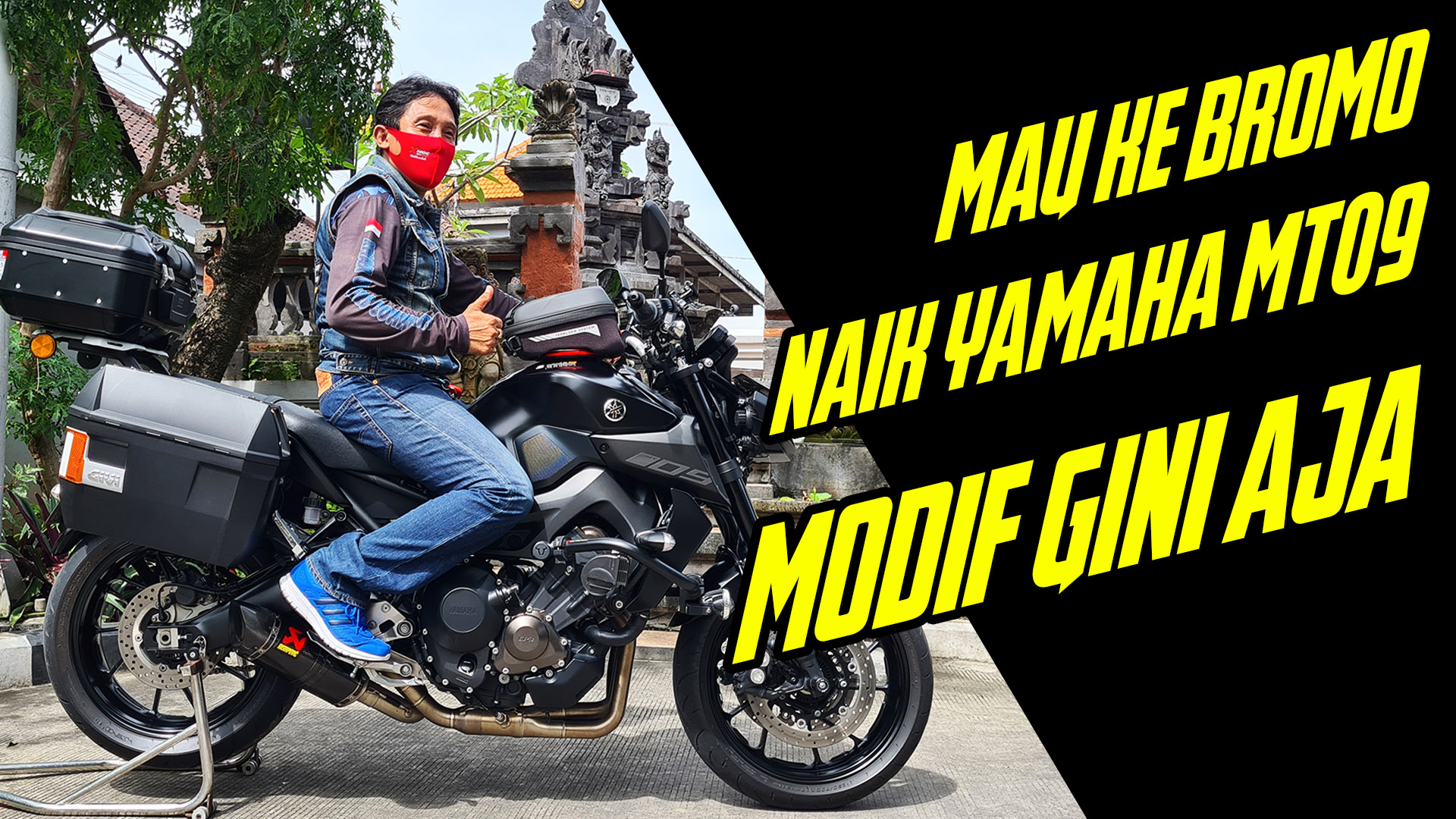 Bikers Ini Pakai Yamaha MT-09 Touring Ke Bromo, Begini Modifikasinya ...