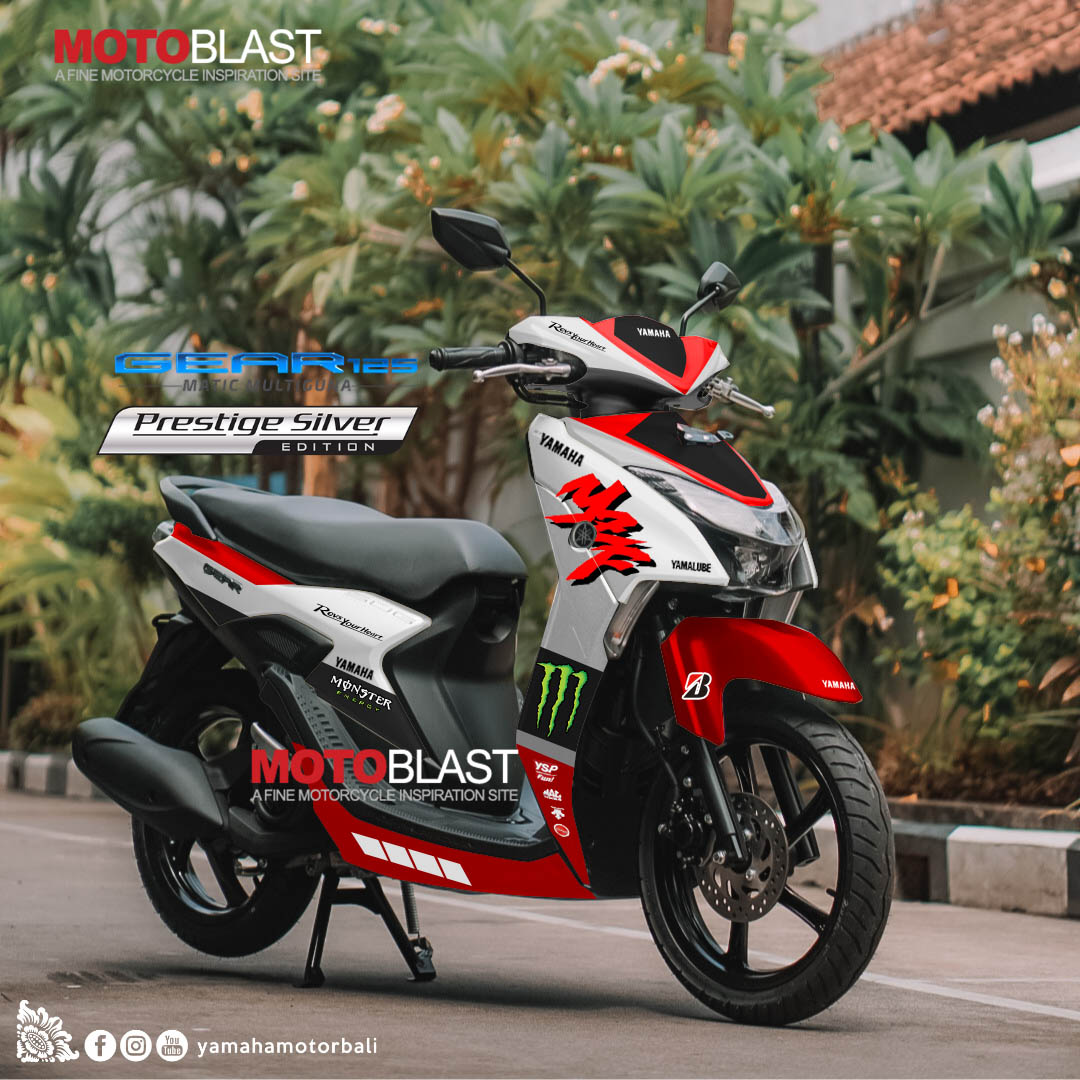 Modifikasi striping Honda Vario 150 Old livery HRC, ciamik tenan gaess