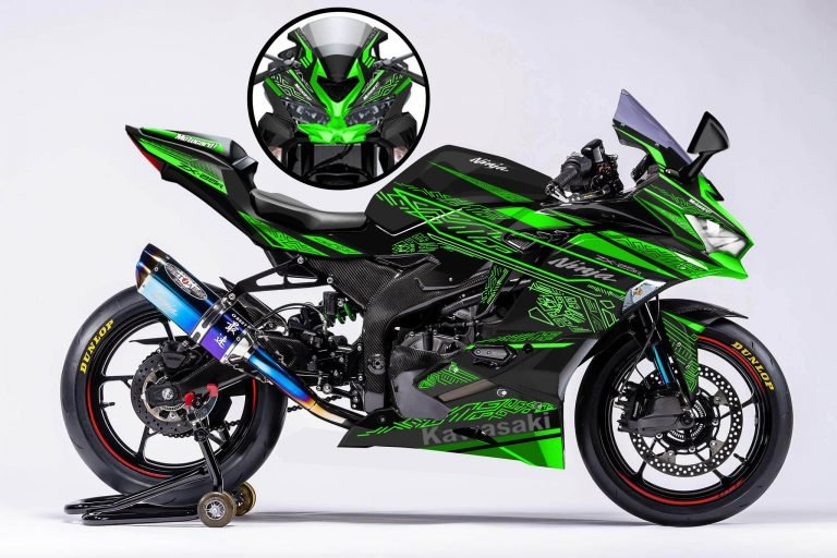 3 ZX25R BLACK GREEN PANTHER TOKOPED