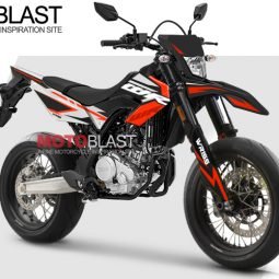 yamaha wr155 WHITE ORANGE