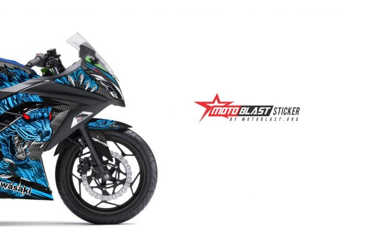 3 NINJA 250R FI SINGA BLUE 2c
