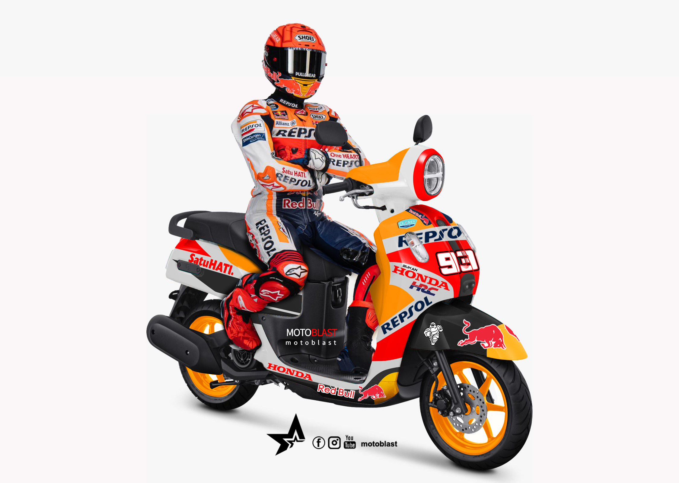 Детский мотоцикл Repsol