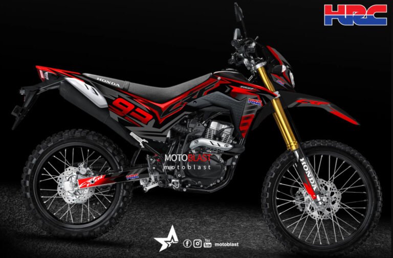 CRF RWBLACK motoblast