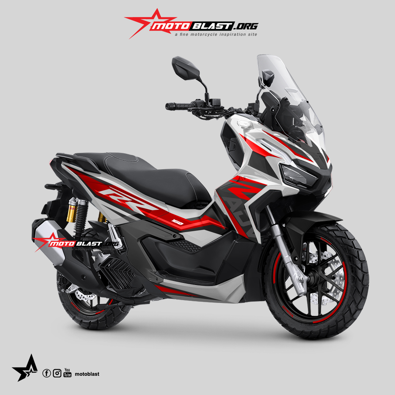 Modif striping Honda ADV 160 - MOTOBLAST