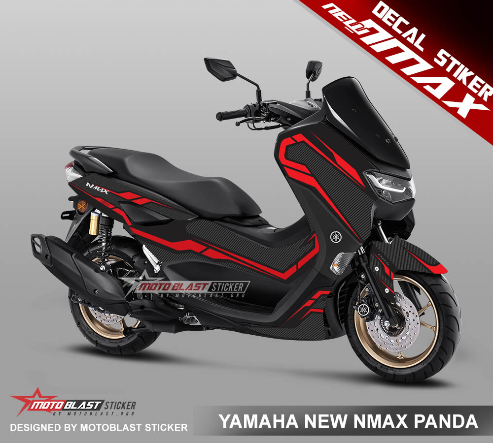 Modifikasi Striping Yamaha New Nmax Black karbon - MOTOBLAST