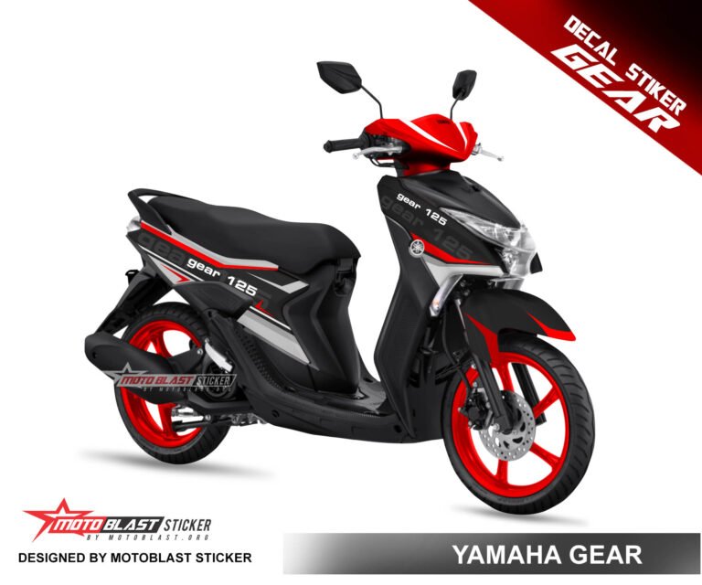 GEAR black red motoblast