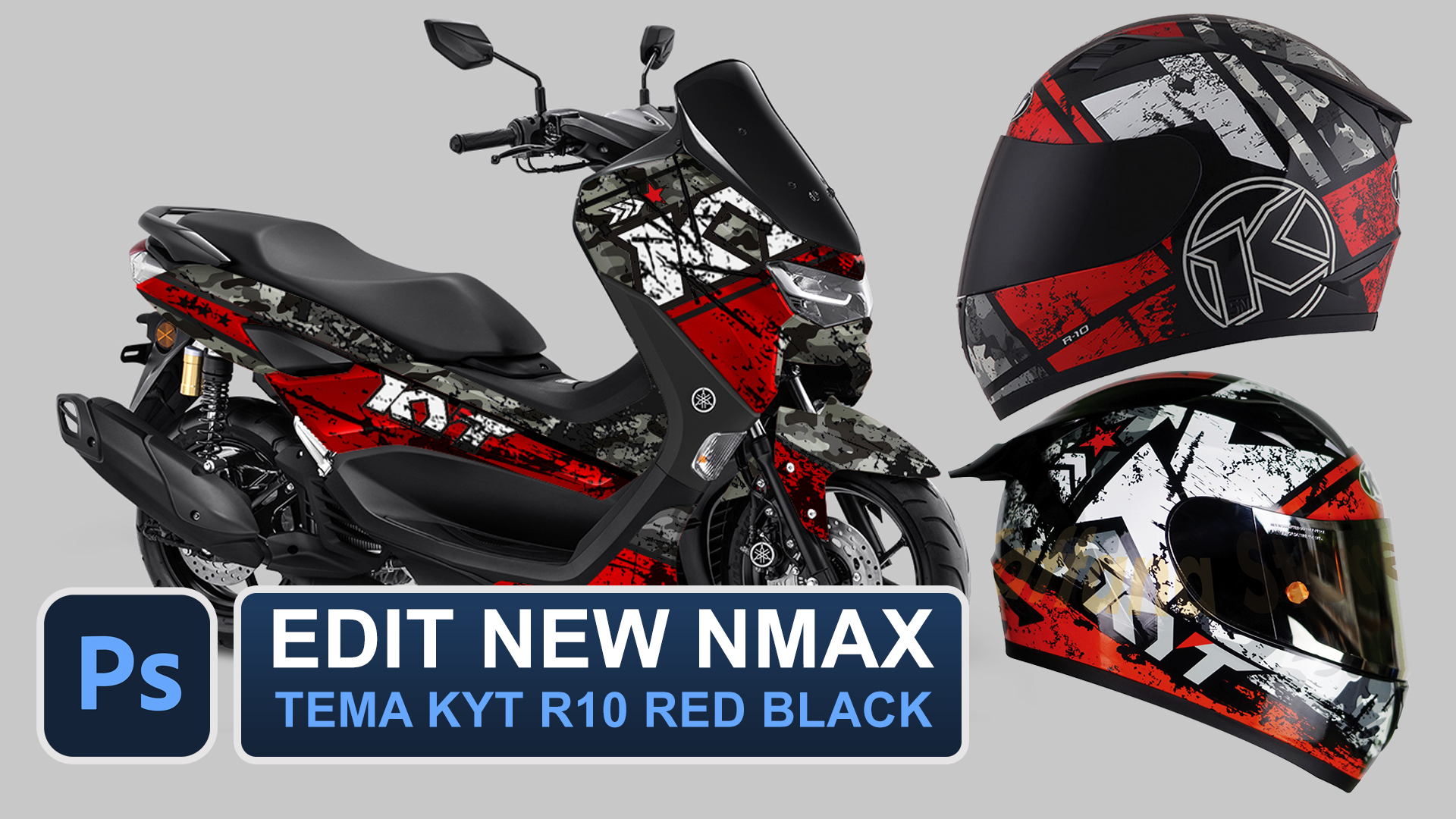 Modifikasi Striping Yamaha New Nmax Gundam RX 78-2 - MOTOBLAST