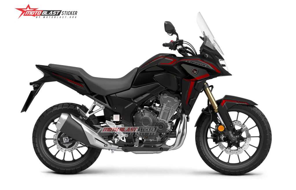 CB500X BLACK RED AFRICA TWIN LAPAK