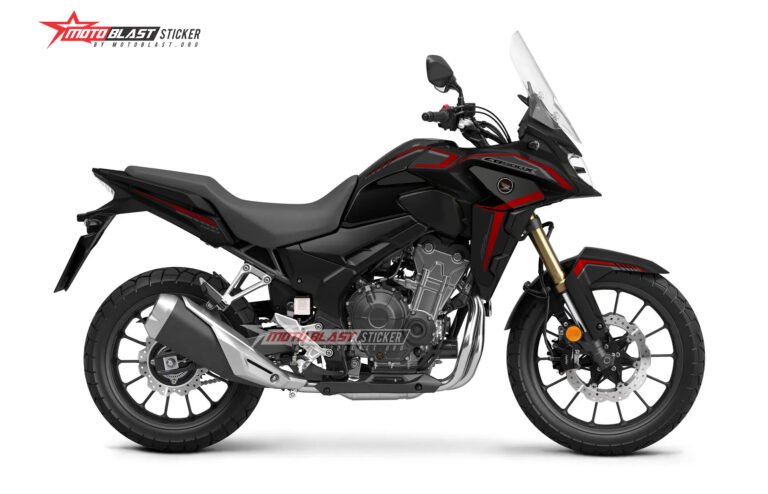 CB500X BLACK RED AFRICA TWIN LAPAK