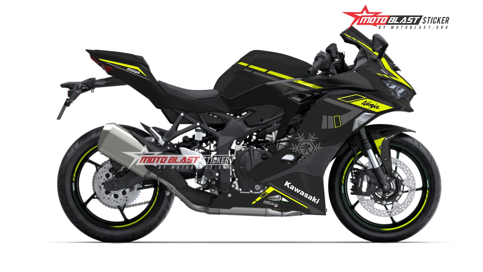 Modifikasi Striping Kawasaki ZX25R Livery Winter Test 2024 - MOTOBLAST