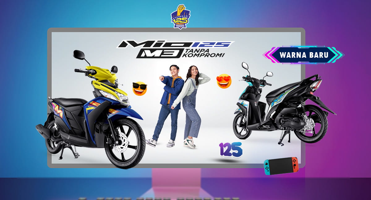 Warna Baru Yamaha Mio M3 125 Tampil Lebih Sporty Dan Modern MOTOBLAST