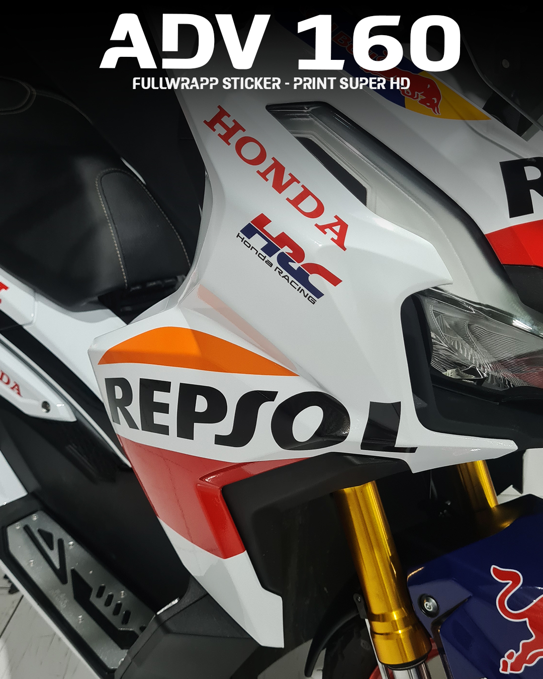 HONDA ADV 160 REPSOL EDISI WARNA PUTIH - MOTOBLAST