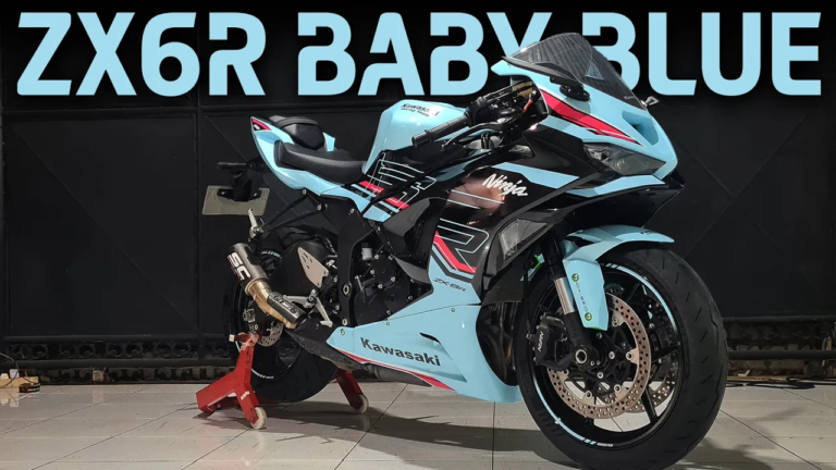 zx6r baby blue