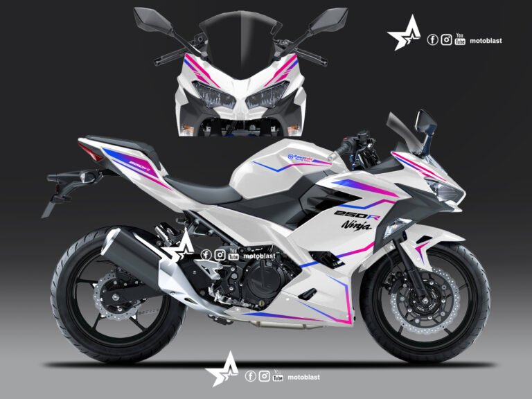 NEW NINJA WHITE KRT ZX b