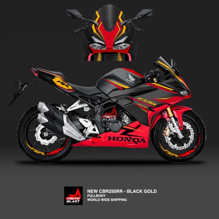 5 CBR250RR black gold