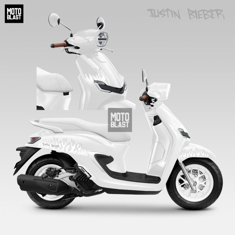 modifikasi striping honda stylo justin bieber