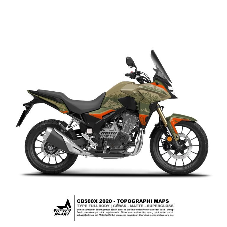 CB500X TOPOGRAPHY