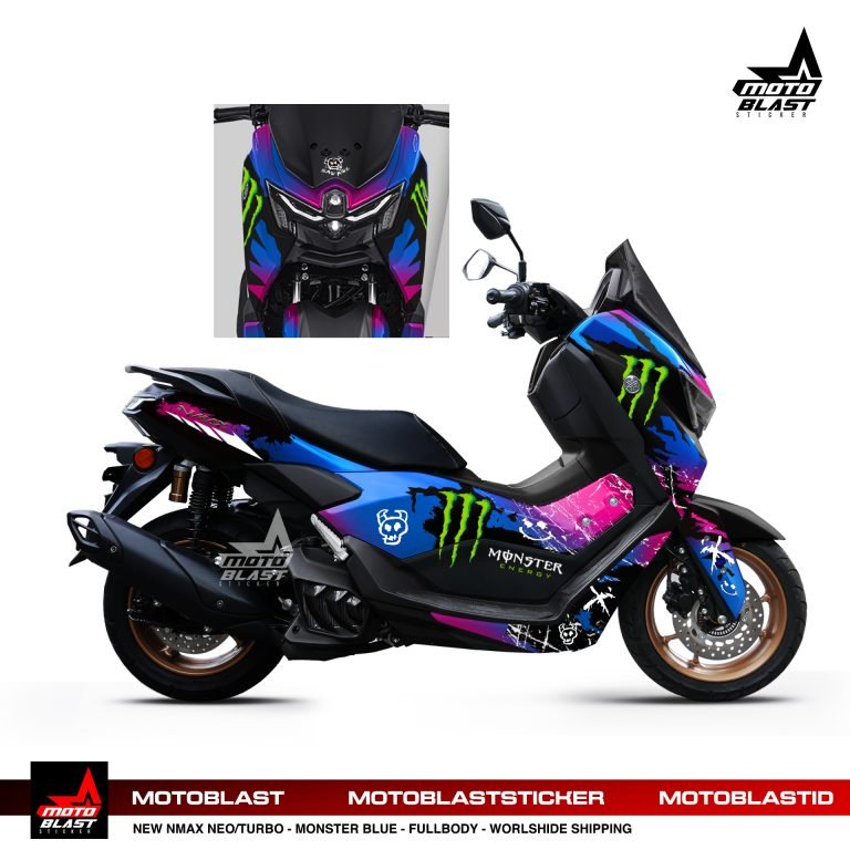 NEW NMAX MONSTER BLUE