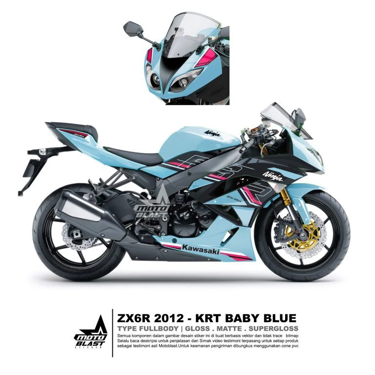 ZX6R KRT 2023 BABY BLUE