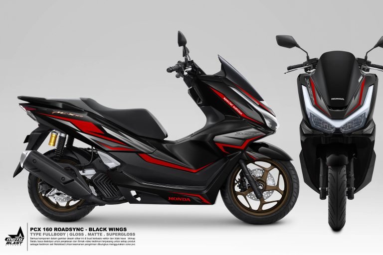 PCX 160 ROADSYNC BLACK WINGS