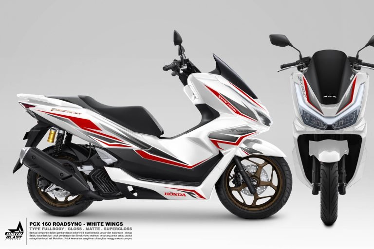 PCX 160 ROADSYNC WHITE WINGS