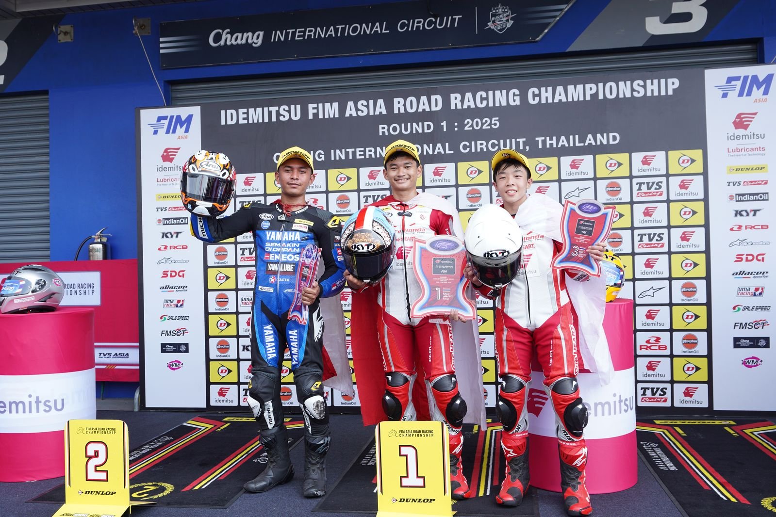 CBR250RR Double Winner, Astra Honda Borong 5 Podium di ARRC Buriram ...