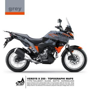 VERSYS TOPOGRAPHI GREY small