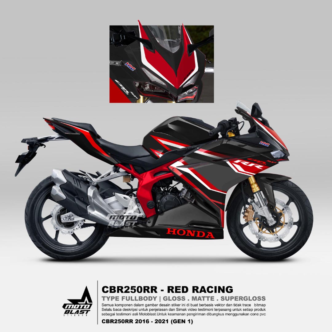 10 NEW CBR250RR BLACK RACING