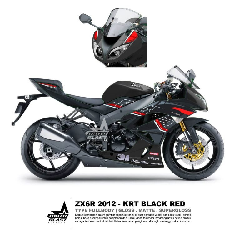 ZX6R KRT BLACK RED